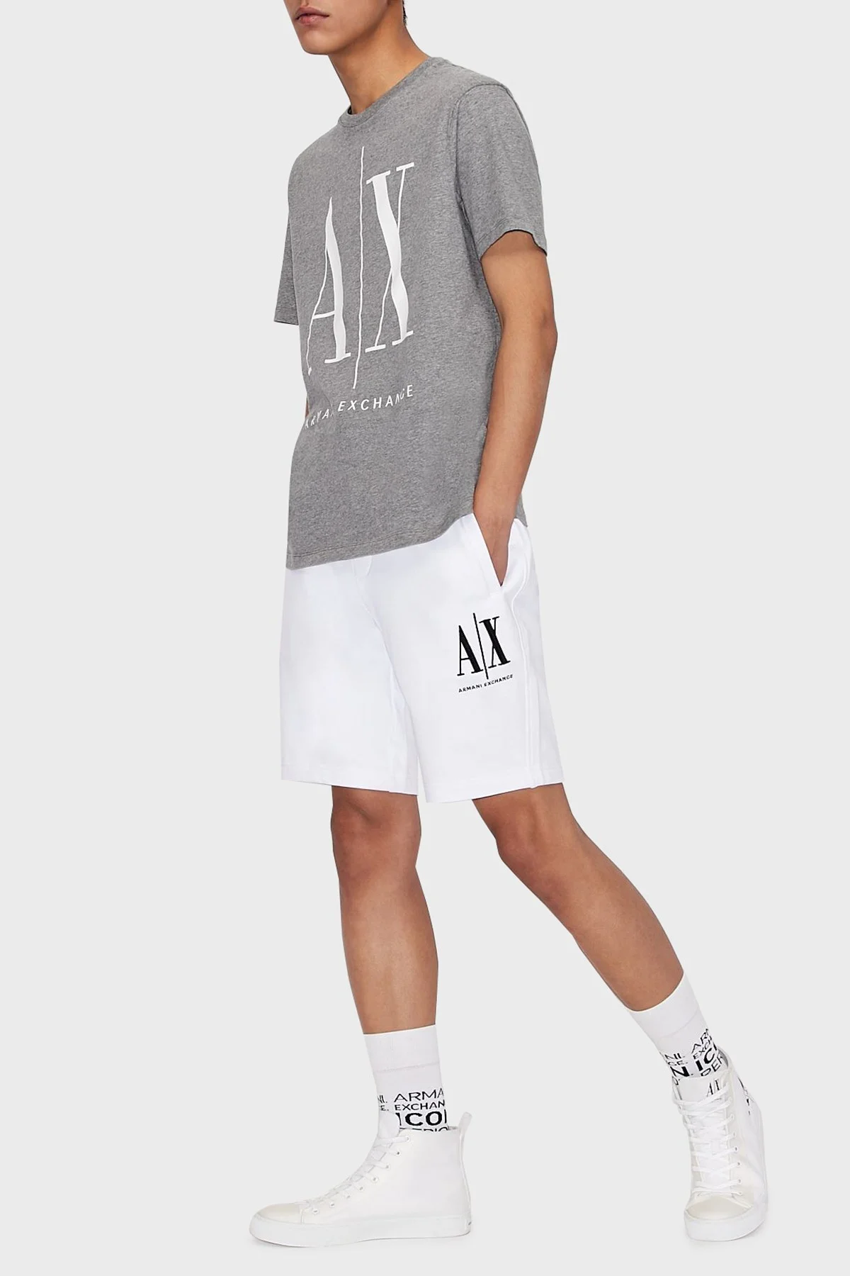 Bermuda de online moletom branca