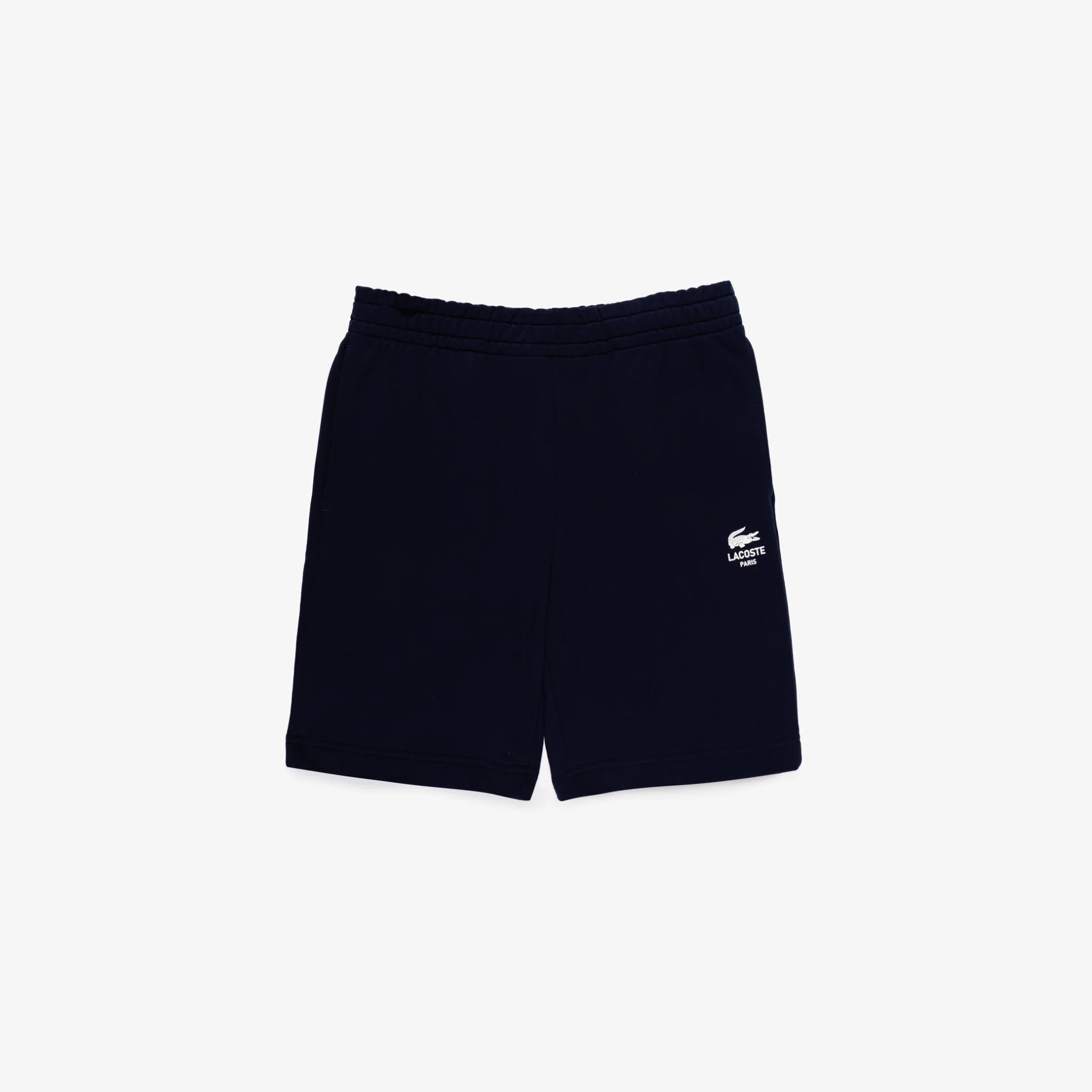 BERMUDA MOLETOM LACOSTE PARIS GH5798 AZUL MARINHO Mystore