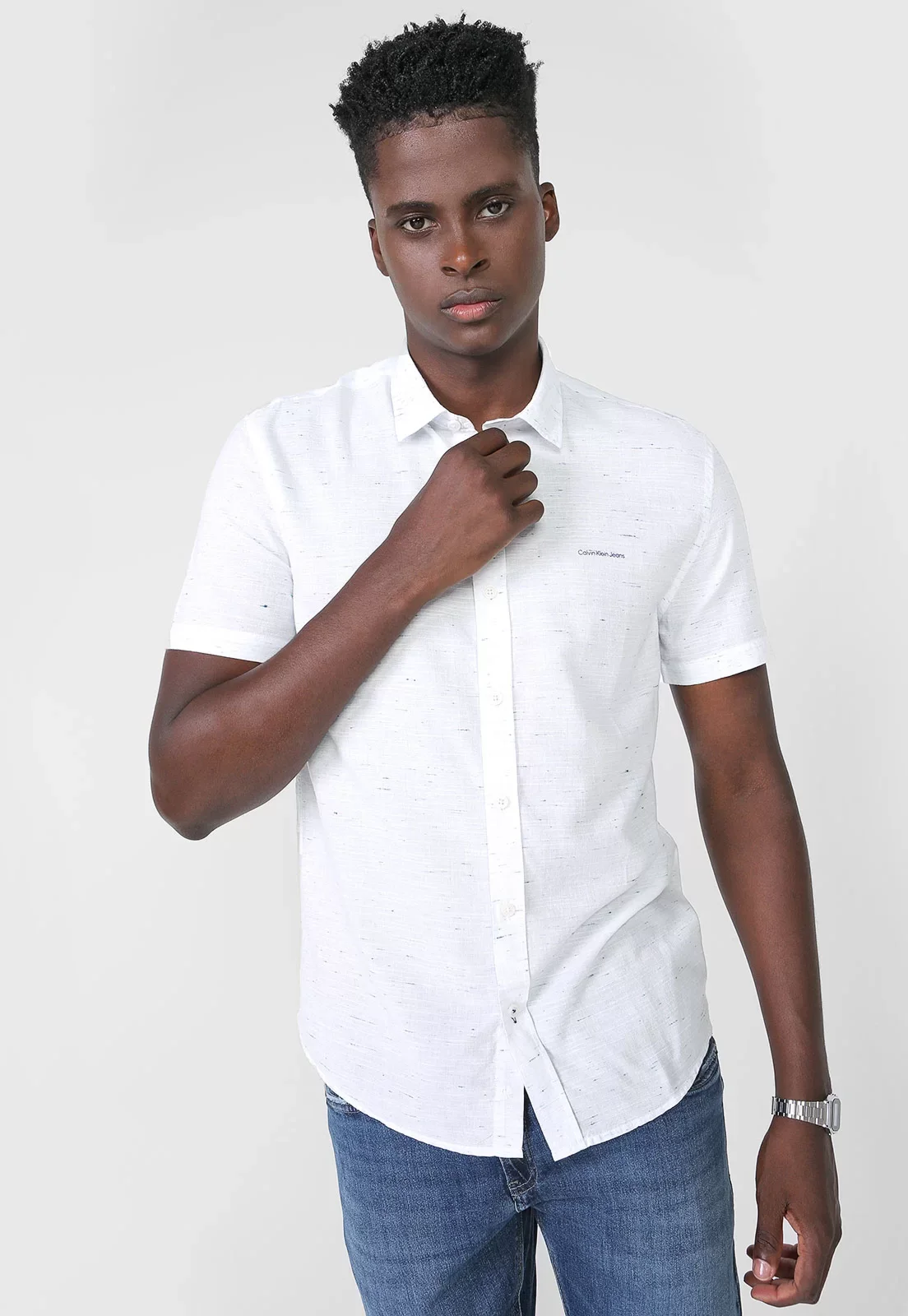 Camisa slim deals fit calvin klein
