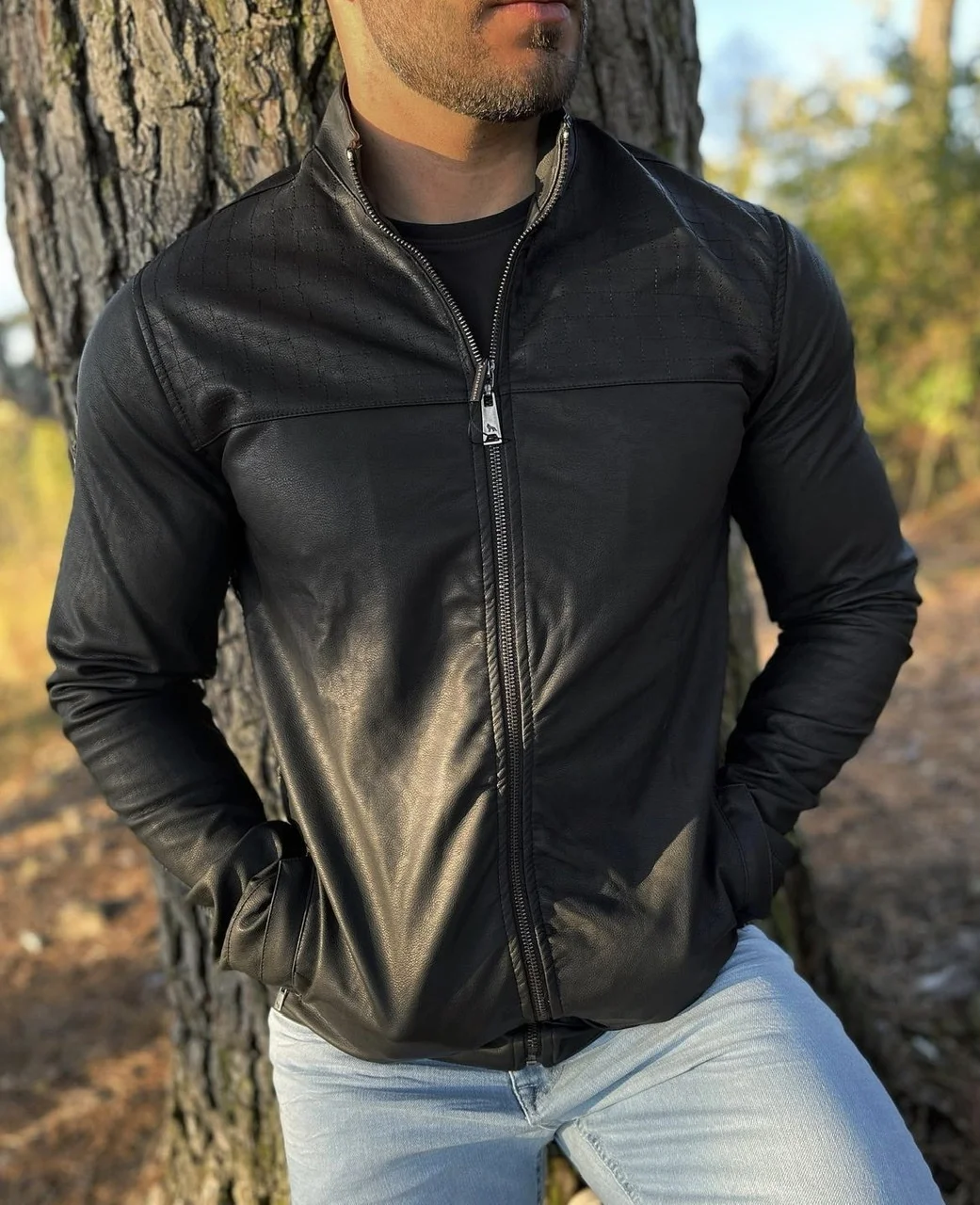 Jaqueta masculina best sale acostamento