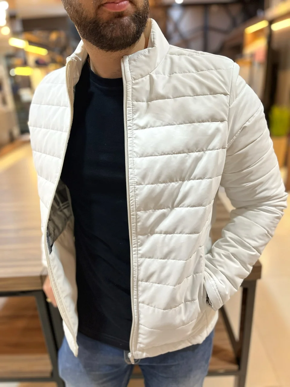 Jaquetas 2024 masculinas branca