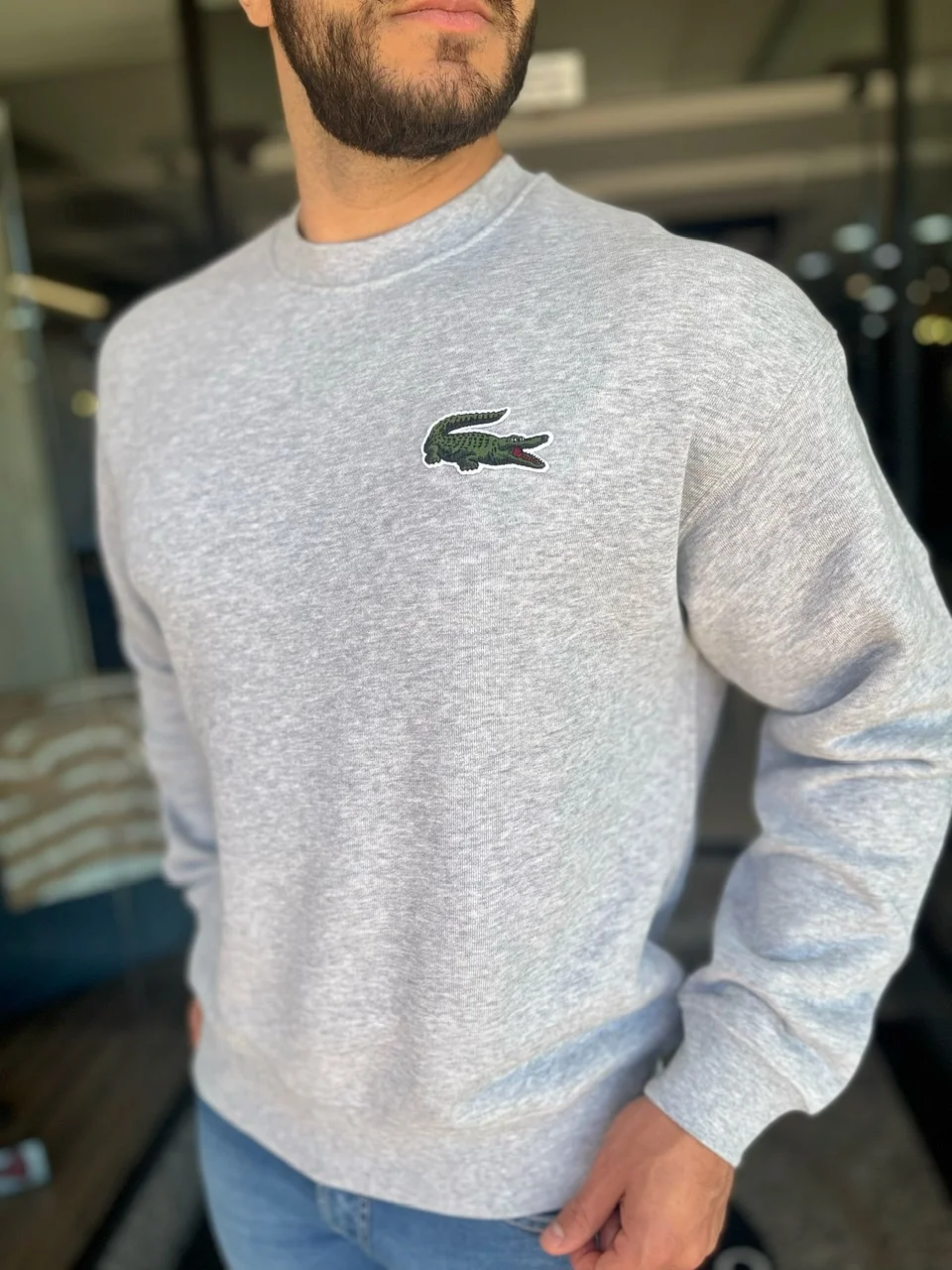 Moletom lacoste deals