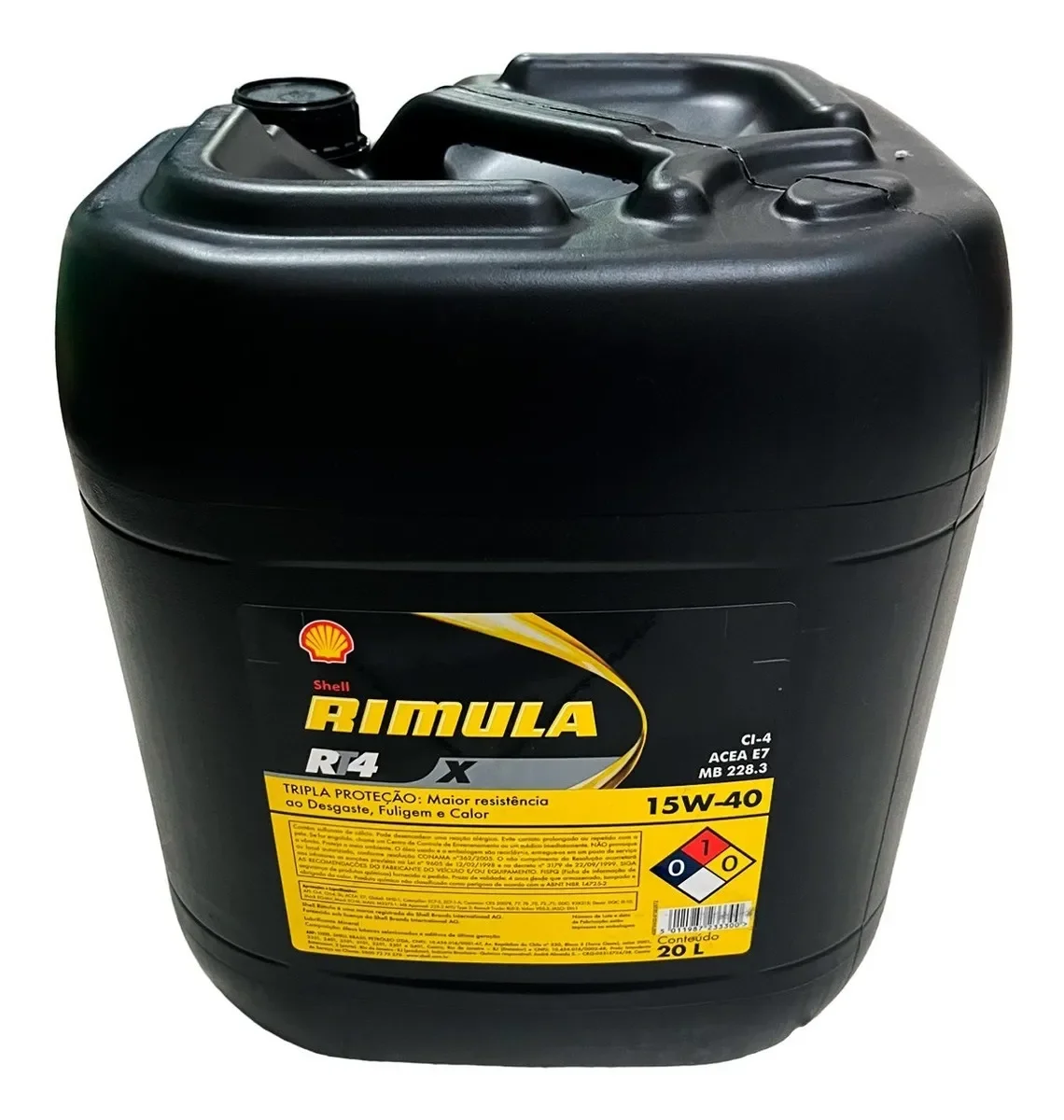 Shel (15W40 Ci4) Rimula Rt4 - 20Lt - OK Pecas