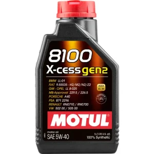 Motul (5W40 Acea A3/B4) 8100 Xcess - 1Lt