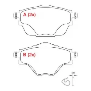 Past Freio Traseira Peugeot 3008 2013> Citroen C4 Picasso 2013>
