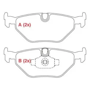 Syl1066 -Past Traseira Bmw 316/318/320/325I 98>05 Bmw 328 98>00