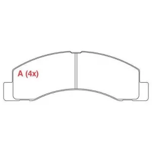 Syl1222 -Past Din/Tras F4000 / F250 / 350 Turbo 98> Dianteira F250 Xlt