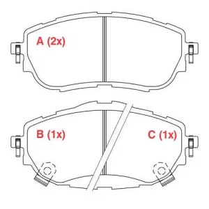 Syl4381 - Past Freio Novo Corolla 1.8/2.0 2014> - OK Pecas