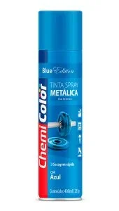 Tinta Spray Metálica Azul - 400Ml