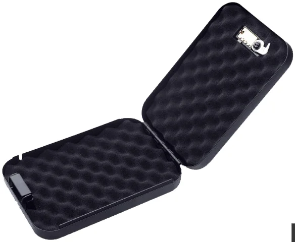 Cofre de Metal Taurus Portatil Com Segredo Para Pistolas e Revolver