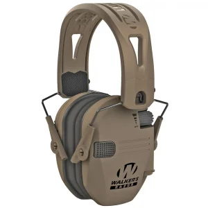 Abafador Protetor Auricular Walker's Tan 23dB Com Microfone