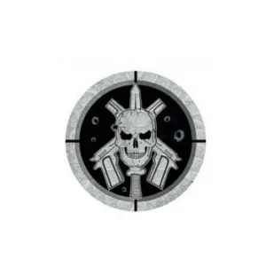 Adesivo Colante Bope Tropa de Elite Tiros 8cm x 8cm
