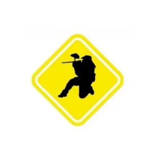 Adesivo Colante Paintball 8,5cm x 8,5cm