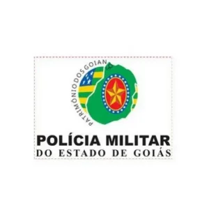 Adesivo Colante Policia Militar de Goias 8,5cm x 6cm