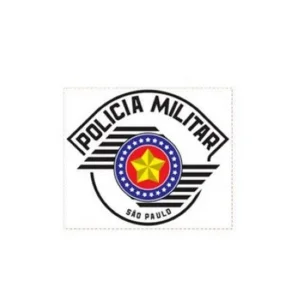 Adesivo Colante Policia Militar de Sao Paulo 8cm x 7cm