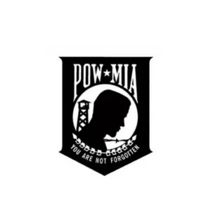 Adesivo Colante POW MIA 7cm x 6cm