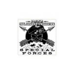 Adesivo Colante Special Forces No Surrender 8,5cm x 8cm