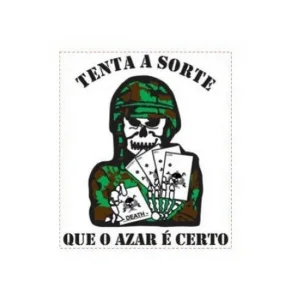 Adesivo Colante Tenta a Sorte 9cm x 8cm