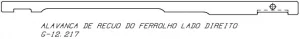 Alavanca de Recuo do Ferrolho Lado Direito Boito Pump