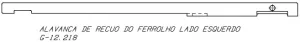Alavanca de Recuo do Ferrolho Lado Esquerdo Boito Pump