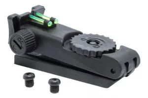 Alça De Mira Rifle CBC 7022 e 8122 Original Com Fibra Otica