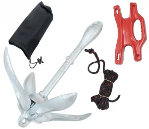Ancora Aluminio Retratil Com Garras Apoita Completo 2,5kg