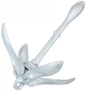 Ancora Aluminio Retratil Com Garras Para Apoita 3,2kg