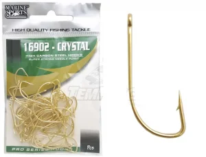 Anzol Crystal Hight Carbon Cartela Numero 02