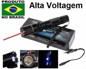 Aparelho de Choque c/ Lanterna e Laser Alta Voltagem