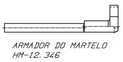 Armador do Martelo Espingarda Boito Miura I e Miura II