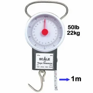 Balança Analogica Com Trena 1 mt Pesa 22kg