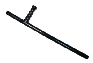 Bastao Tonfa de Fibra Preta Cavalaria 90cm
