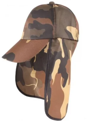 Bone Camuflado Areia Com Proteção