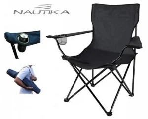 Cadeira Dobravel Nautika Alvorada Preta