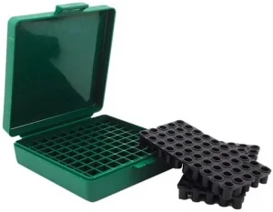 Caixa Munição 100 Balas Cal .22/.380/9mm CX 100 Verde