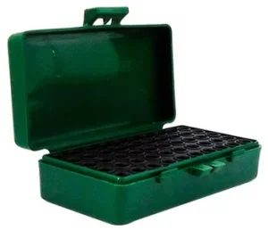 Caixa Munição 50 Balas Cal .22/.380/9mm CX 50 Verde