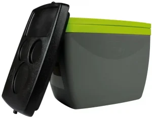 Caixa Térmica Especial Cinza Com Verde 18,0 Lts