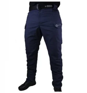 Calça Tática Attack Azul Marinho 8 Bolos Tam M