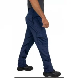 Calça Tática Poly Rip Stop Azul Marinho Reforçada Tam 42