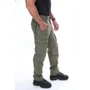 Calça Tática Poly Rip Stop Reforçada Tam 50 Verde Oliva