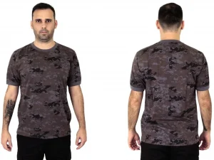 Camiseta Camuflada Digital Petróleo Tam M