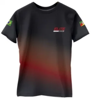 Camiseta Preta Elite Airguns Competidor Tam M