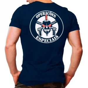 Camiseta Preta Estampa Operações Especiais Tam P