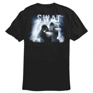 Camiseta Preta Estampa SWAT Storm Tam P