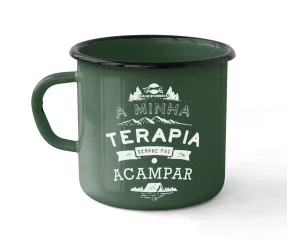 Caneca de Ferro Esmaltada Com Alca 240ml