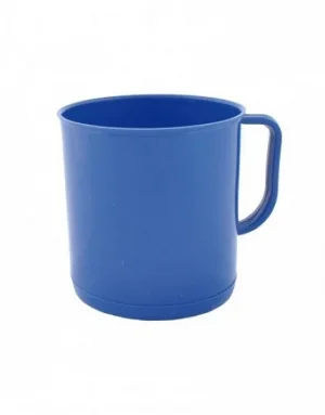 Caneco de Plastico Azul Militar