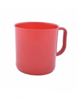 Caneco de Plastico Vermelho Militar
