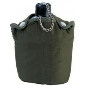 Cantil Aluminio 0,9lts Com Porta Cantil Verde
