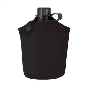 Cantil Plastico Preto Nautika Com Capa 0,9lts