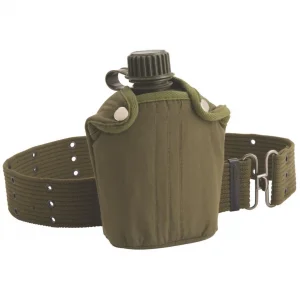 Cantil Plastico Verde Com Cinto e Com Capa 0,9lts